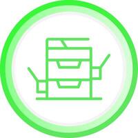 Copy Machine Creative Icon Design vector