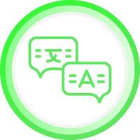 Language Creative Icon Design vector