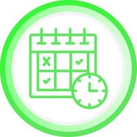 Schedule Creative Icon Design vector