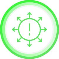 Diversification Creative Icon Design vector