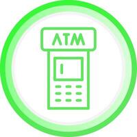 ATM Machine Creative Icon Design vector