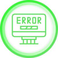 Error Creative Icon Design vector