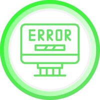 Error Creative Icon Design vector