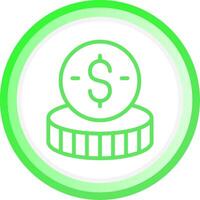 Coin Creative Icon Design vector