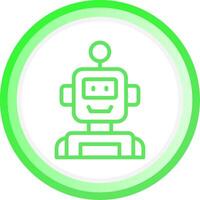 diseño de icono creativo bot vector