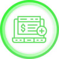 Bank Account Creative Icon Design vector