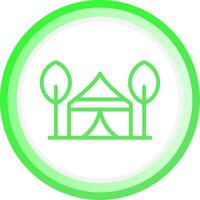 Tent Creative Icon Design vector