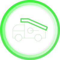 Line Green Circle Gradient Design vector