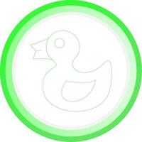 Line Green Circle Gradient Design vector