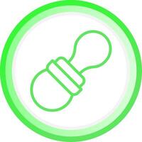 Line Green Circle Gradient Design vector