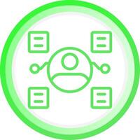 User Predictions Creative Icon Design vector