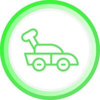 Car Toy Creative Icon Design vector