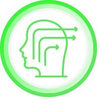 Knowledge Extraction Creative Icon Design vector