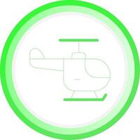 Line Green Circle Gradient Design vector