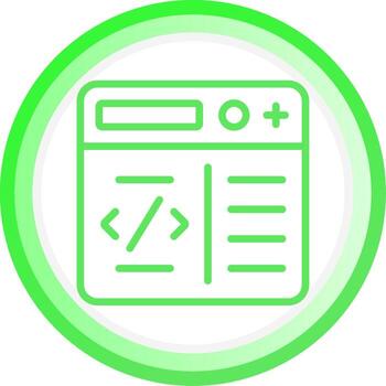 programación creativo icono diseño vector