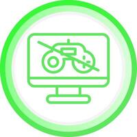 Game Disconnect Creative Icon Design vector
