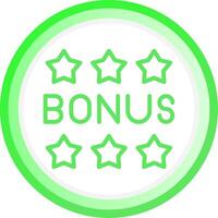 Bonus Creative Icon Design vector