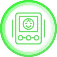 Baby Monitor Creative Icon Design vector