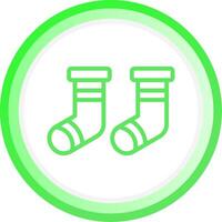 Baby Socks Creative Icon Design vector