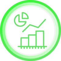 Statistical Analysis Creative Icon Design vector
