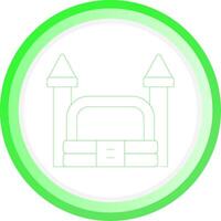 Bouncy Castle Creative Icon Design vector