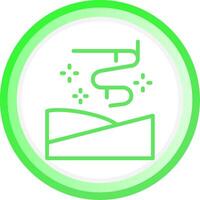 Aurora Borealis Creative Icon Design vector