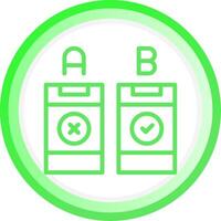 AB Testing Creative Icon Design vector