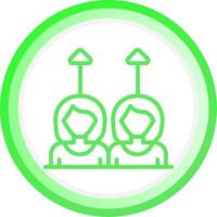 Same Approach Creative Icon Design vector