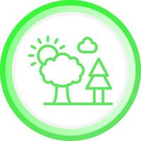 Trees Creative Icon Design vector