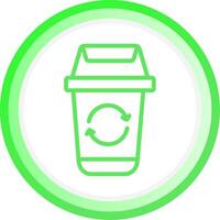 Trash Recycle Creative Icon Design vector