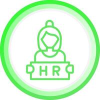 Human Resources Creative Icon Design vector