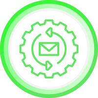 Marketing Automation Creative Icon Design vector