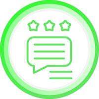 Customer Reviews Creative Icon Design vector