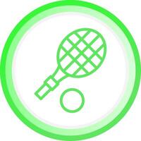 Tennis Racket Creative Icon Design vector