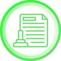 Legal Document Creative Icon Design vector