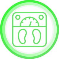 Line Green Circle Gradient Design vector