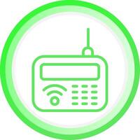 Intercom Creative Icon Design vector