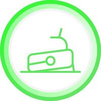 Treadmill Creative Icon Design vector