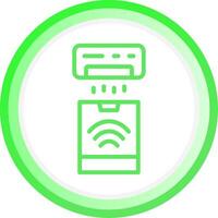 Smart Cooler Creative Icon Design vector