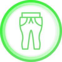 Sweat Pants Creative Icon Design vector