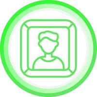 Portrait Creative Icon Design vector