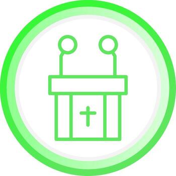 Pulpit Creative Icon Design vector