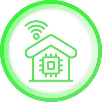 Smart Chip Creative Icon Design vector