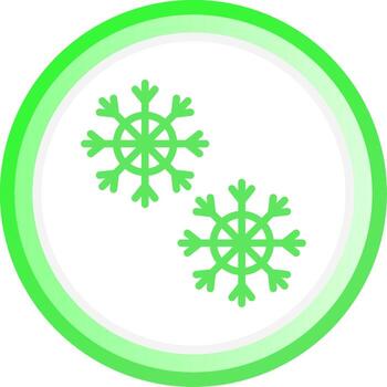 Snowflake Creative Icon Design vector