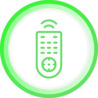 Line Green Circle Gradient Design vector