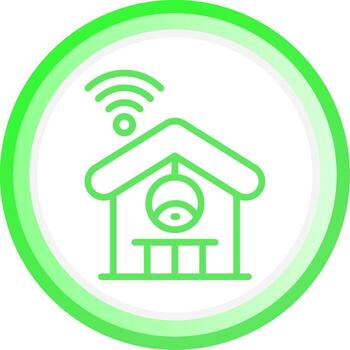 Smart Cctv Creative Icon Design vector