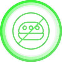 No Food Creative Icon Design vector
