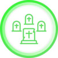 Graveyard Creative Icon Design vector