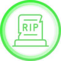 Grave Creative Icon Design vector