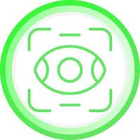 Line Green Circle Gradient Design vector